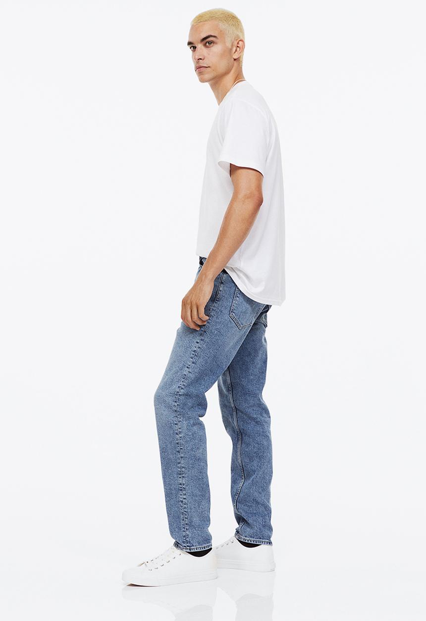 H&M - Regular tapered jeans - denim blue