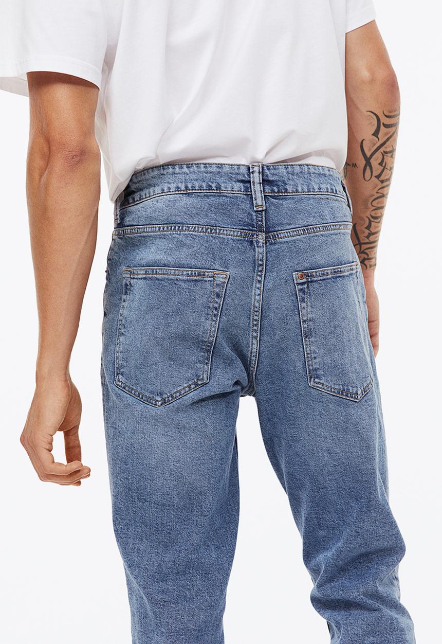 H&M - Regular tapered jeans - denim blue