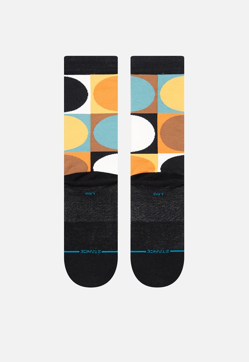 Stance Socks - Poka Poka Crew - Washed Black
