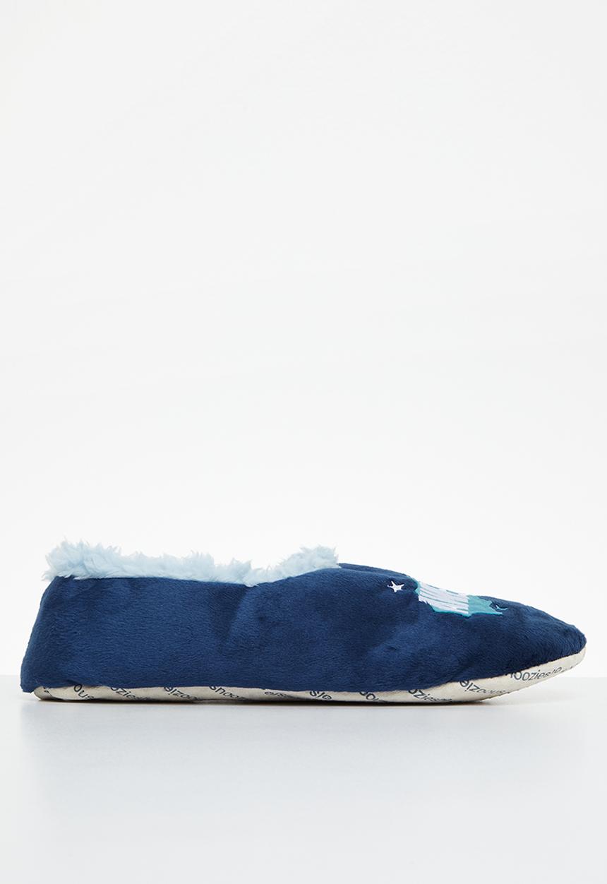 snoozies!® - Awesome dad slipper - blue