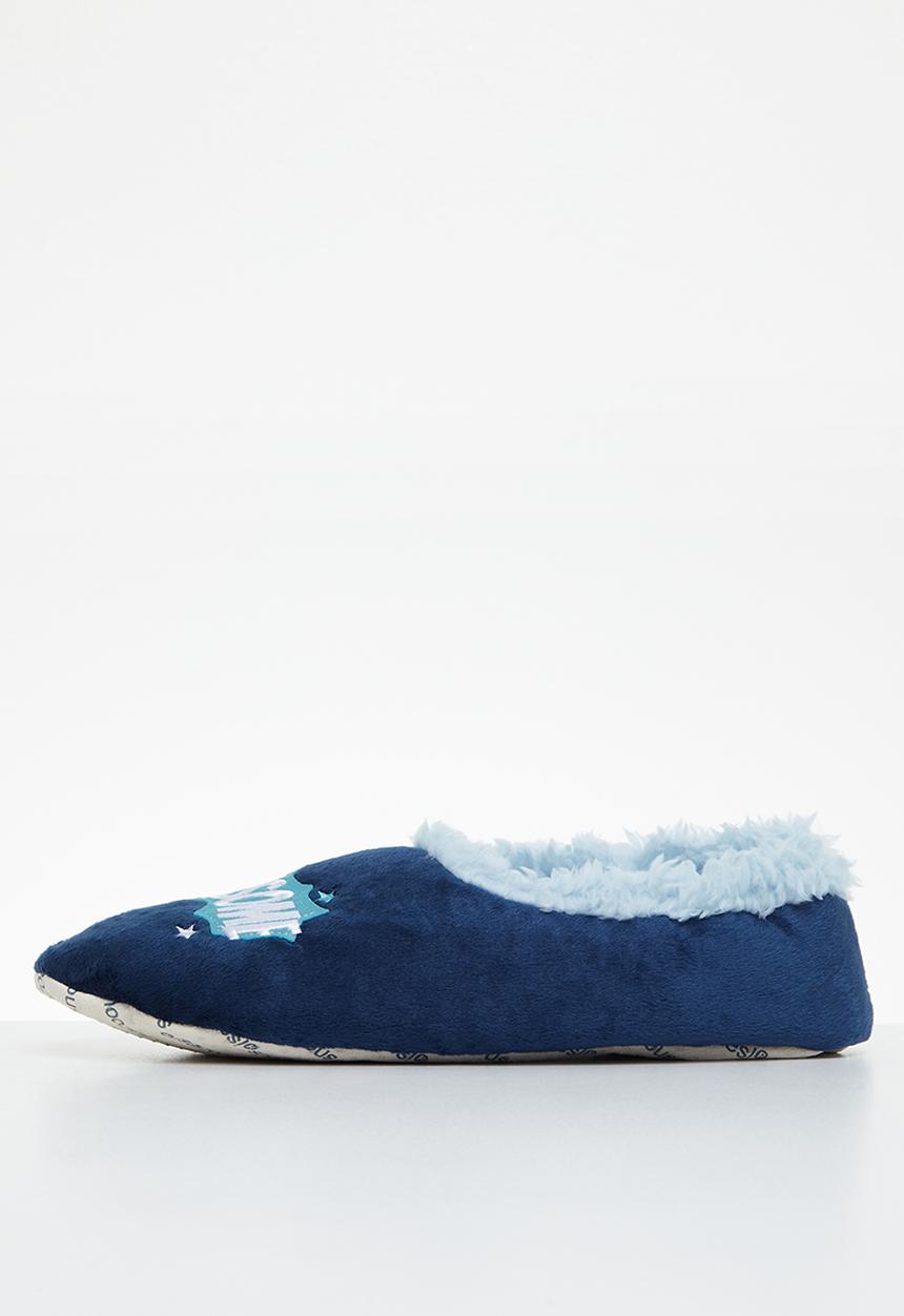 snoozies!® - Awesome dad slipper - blue