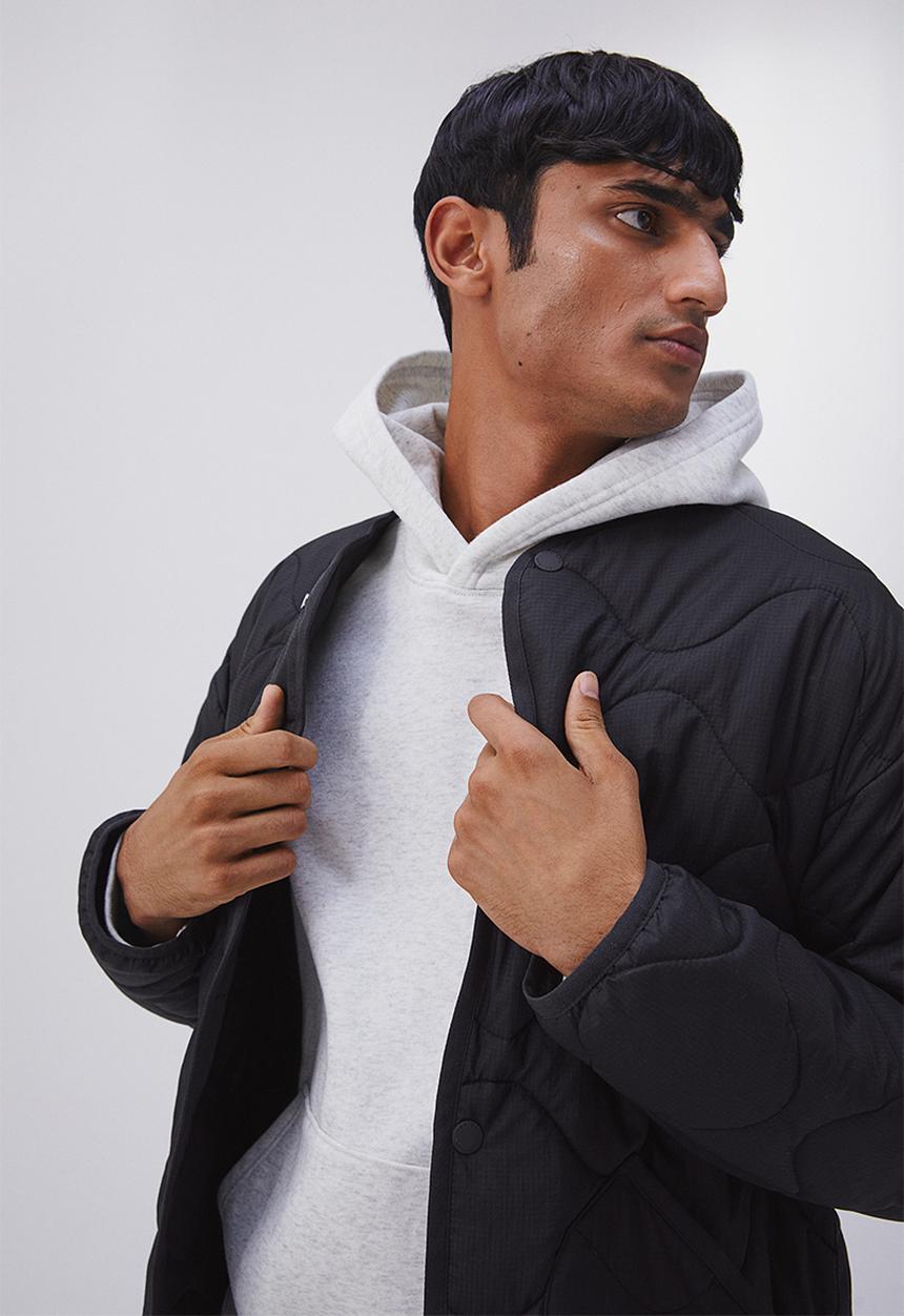 H&M - Quilted jacket - black