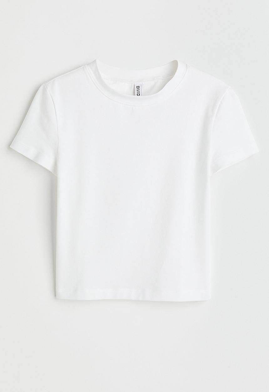H&M - Cropped top - white