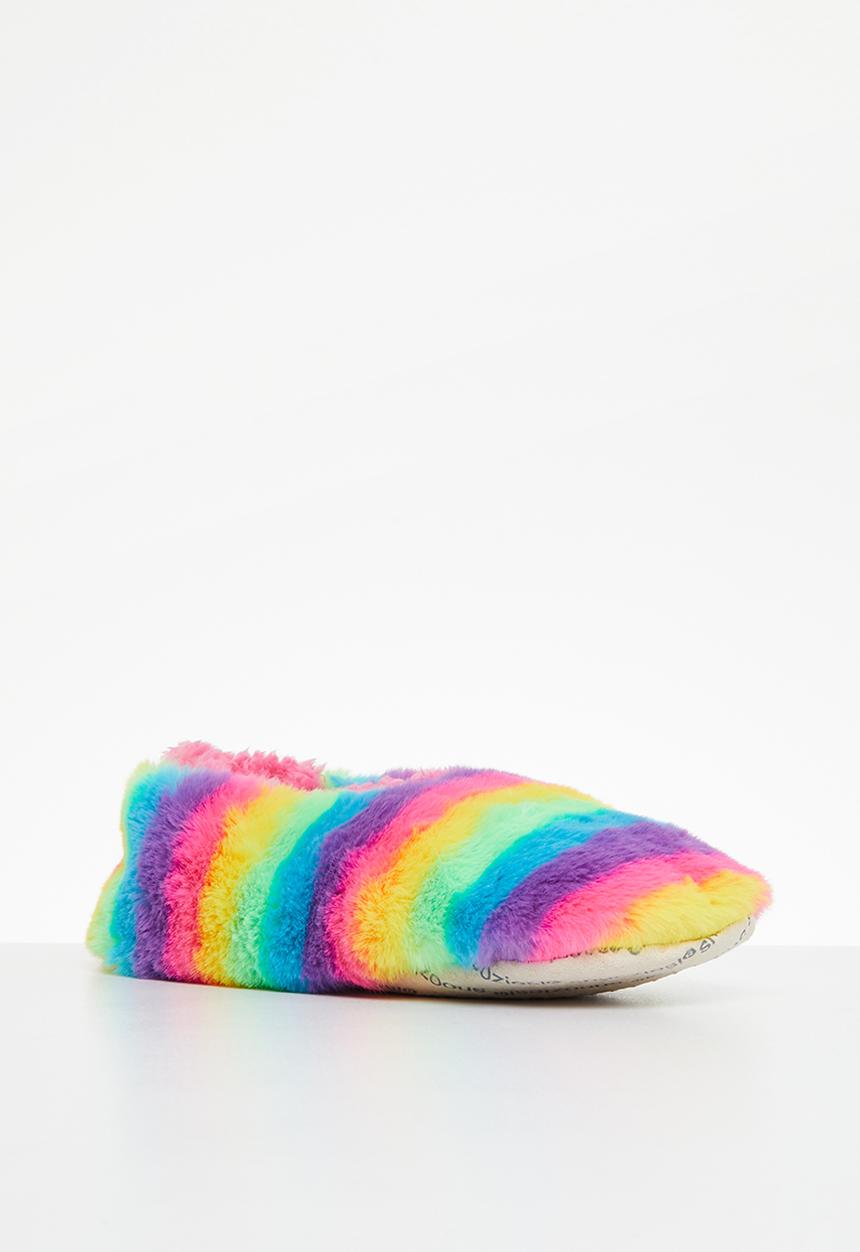 snoozies!® - Over the rainbow slipper - rainbow