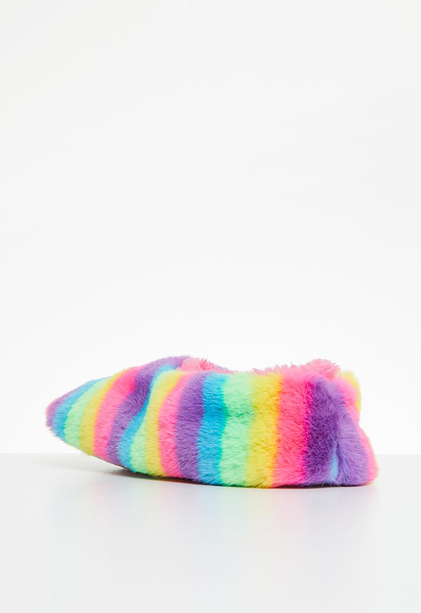 snoozies!® - Over the rainbow slipper - rainbow