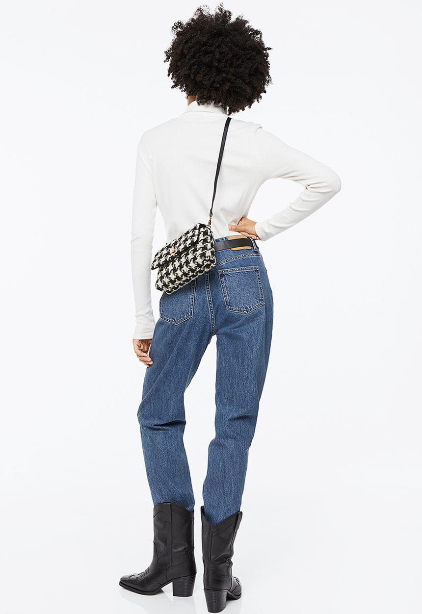 H&M - Tapered high ankle jeans - denim blue
