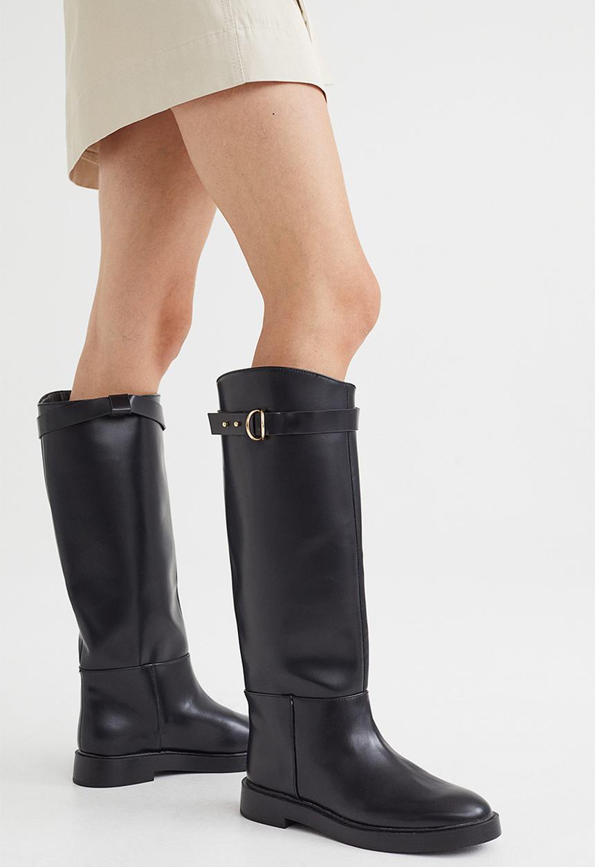 H&M - Knee-high boots - black