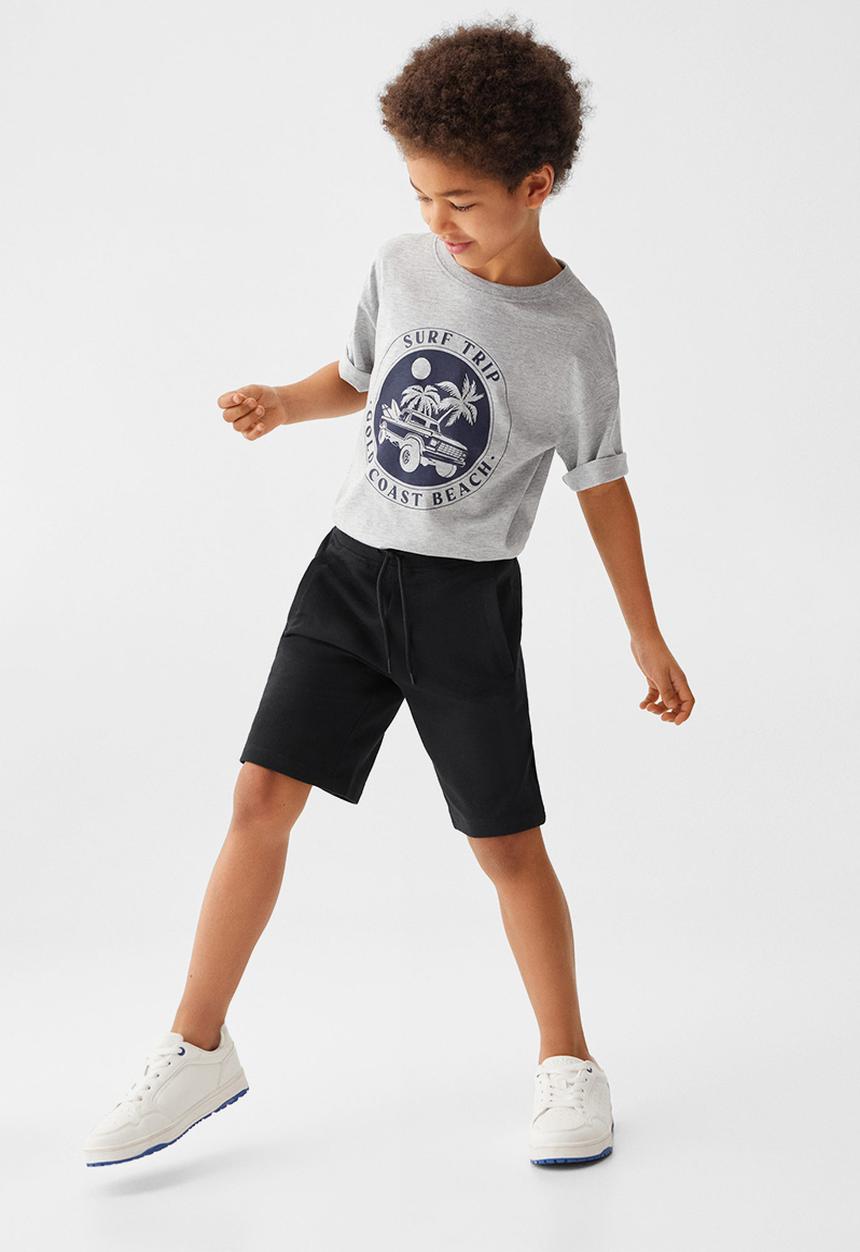 MANGO - Bermuda shorts francia - black
