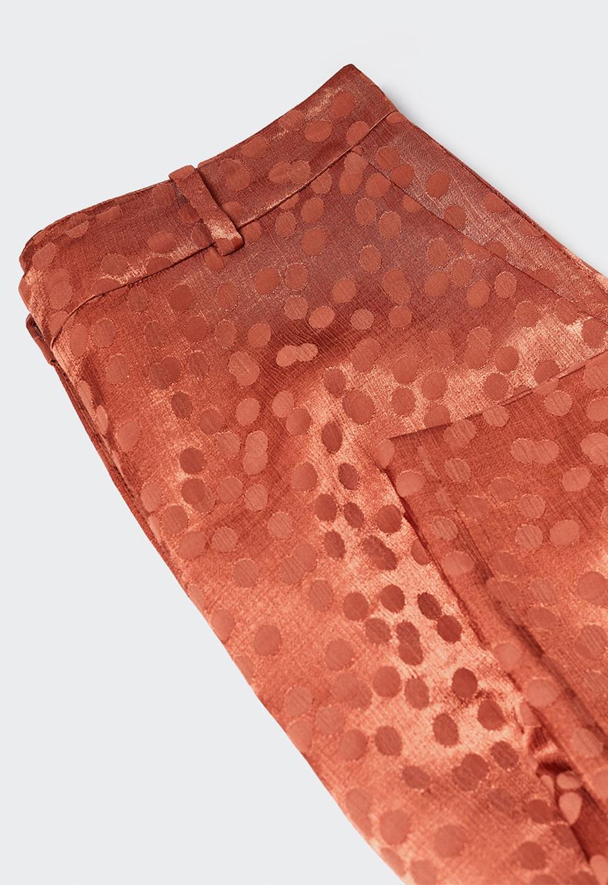 MANGO - Trouser topete - mid orange