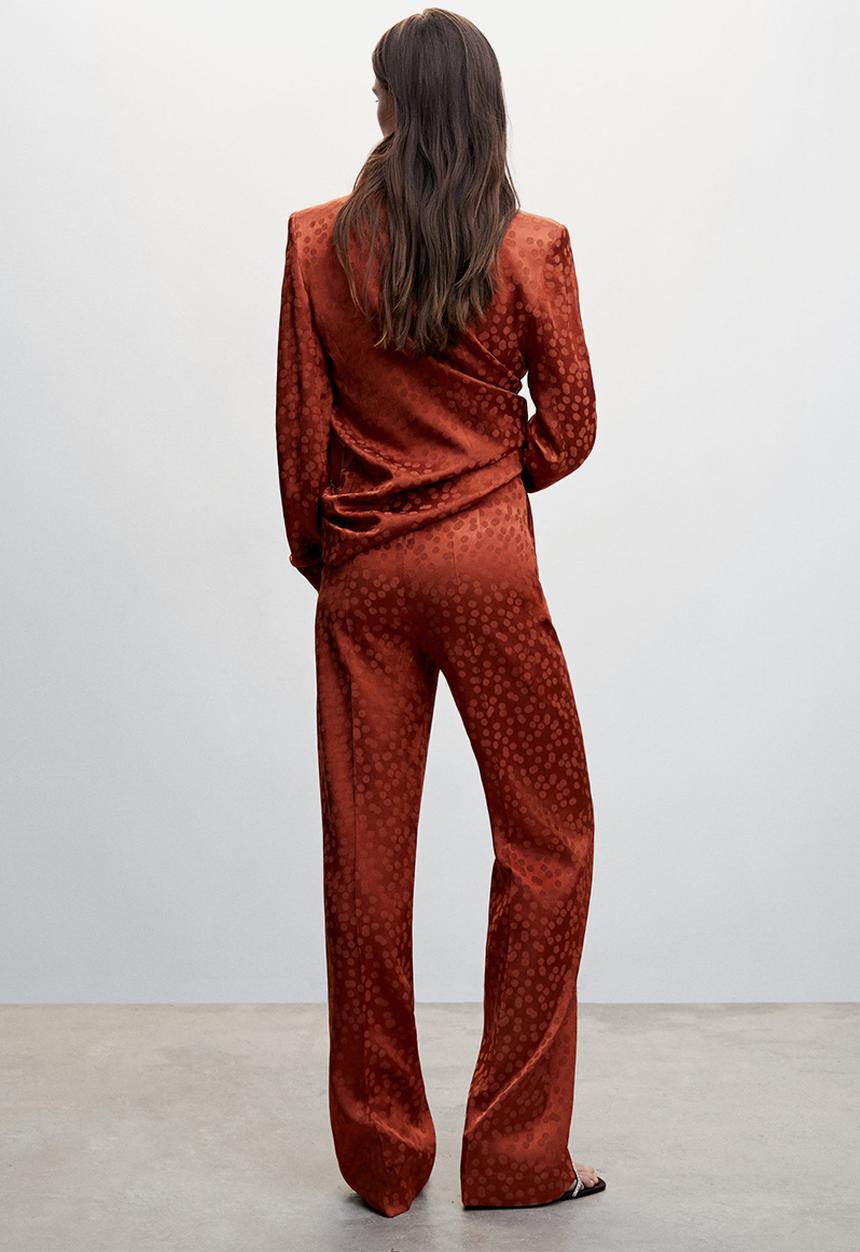 MANGO - Trouser topete - mid orange