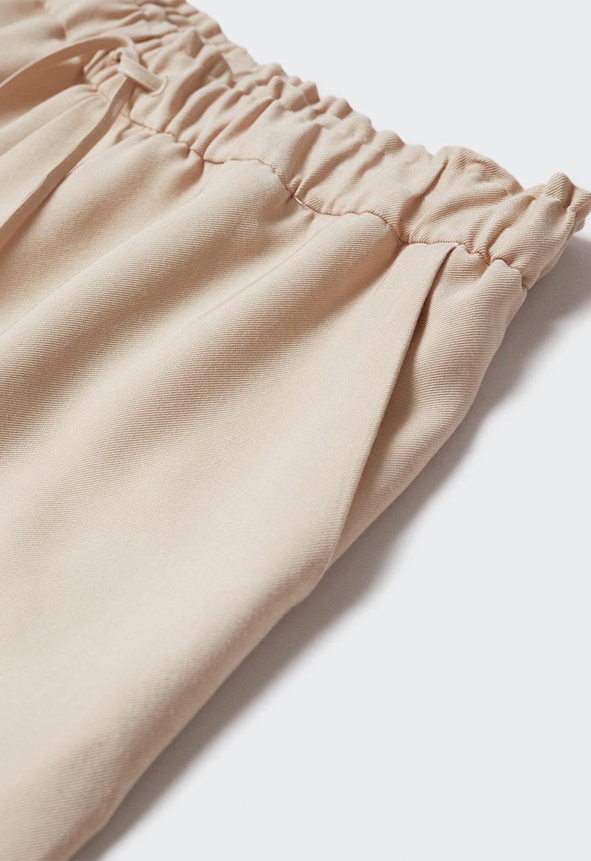 MANGO - Trousers fluido - light beige