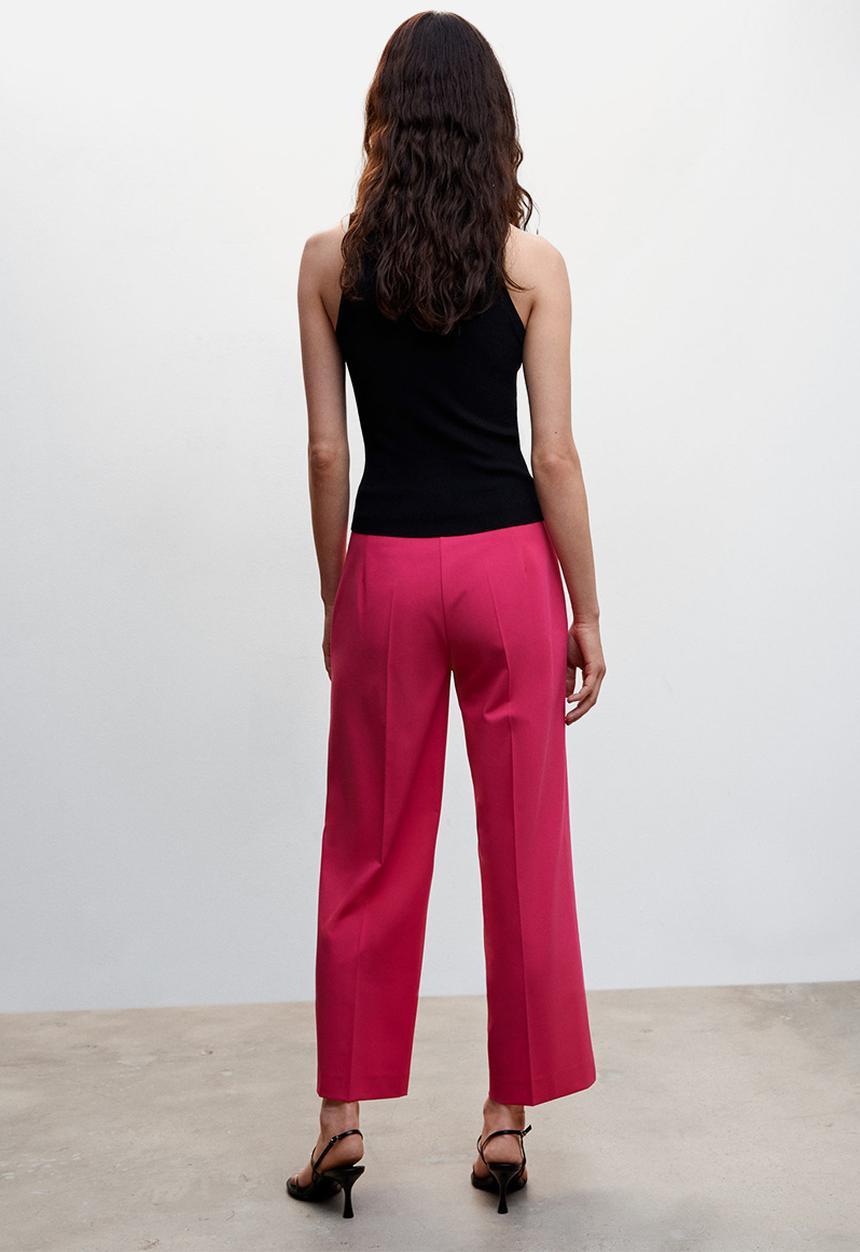 MANGO - Trousers oliver - pink
