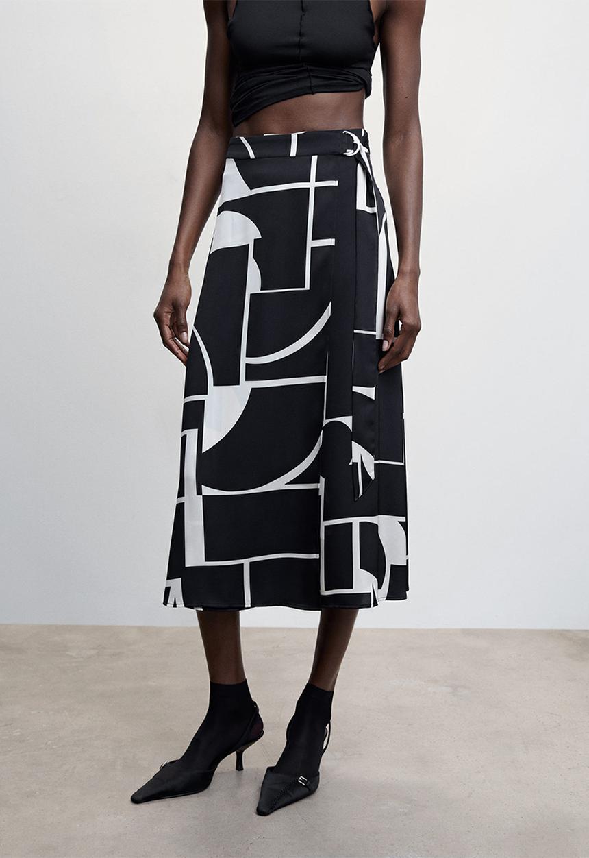 MANGO - Skirt zelda  - black