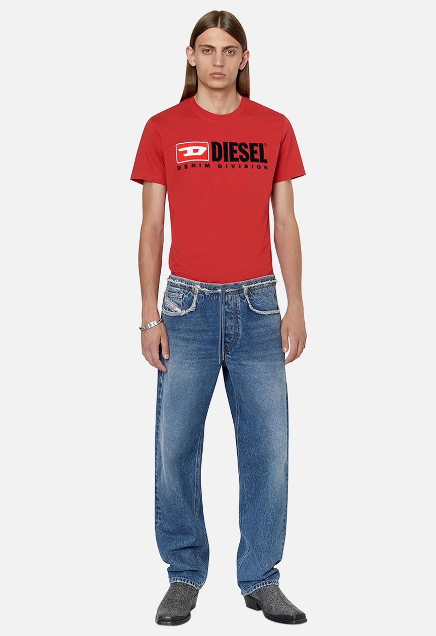 Diesel  - T-diegor-div T-shirt - 44Qdiesel - red