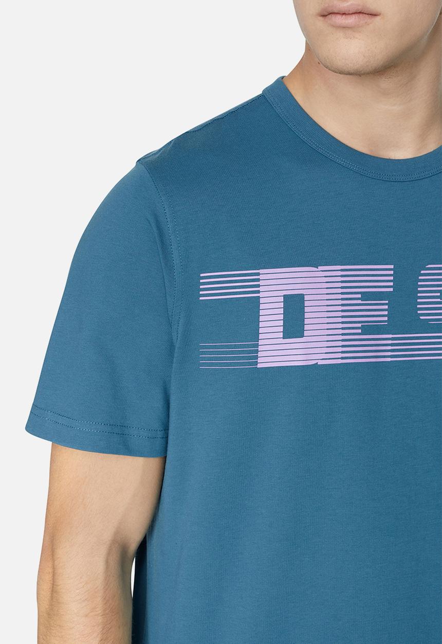 Diesel  - T-just-E19 T-shirt - 8mudiesel - teal