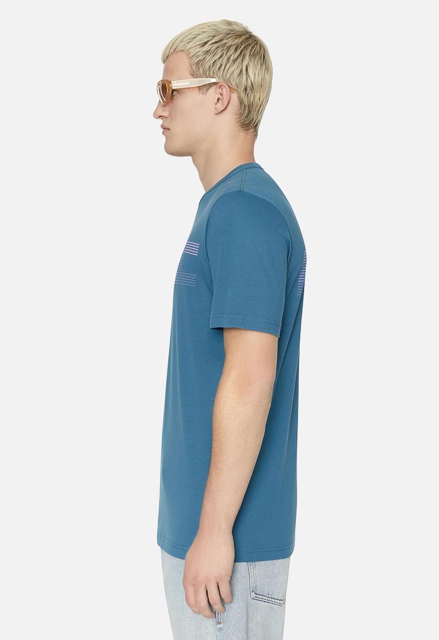 Diesel  - T-just-E19 T-shirt - 8mudiesel - teal