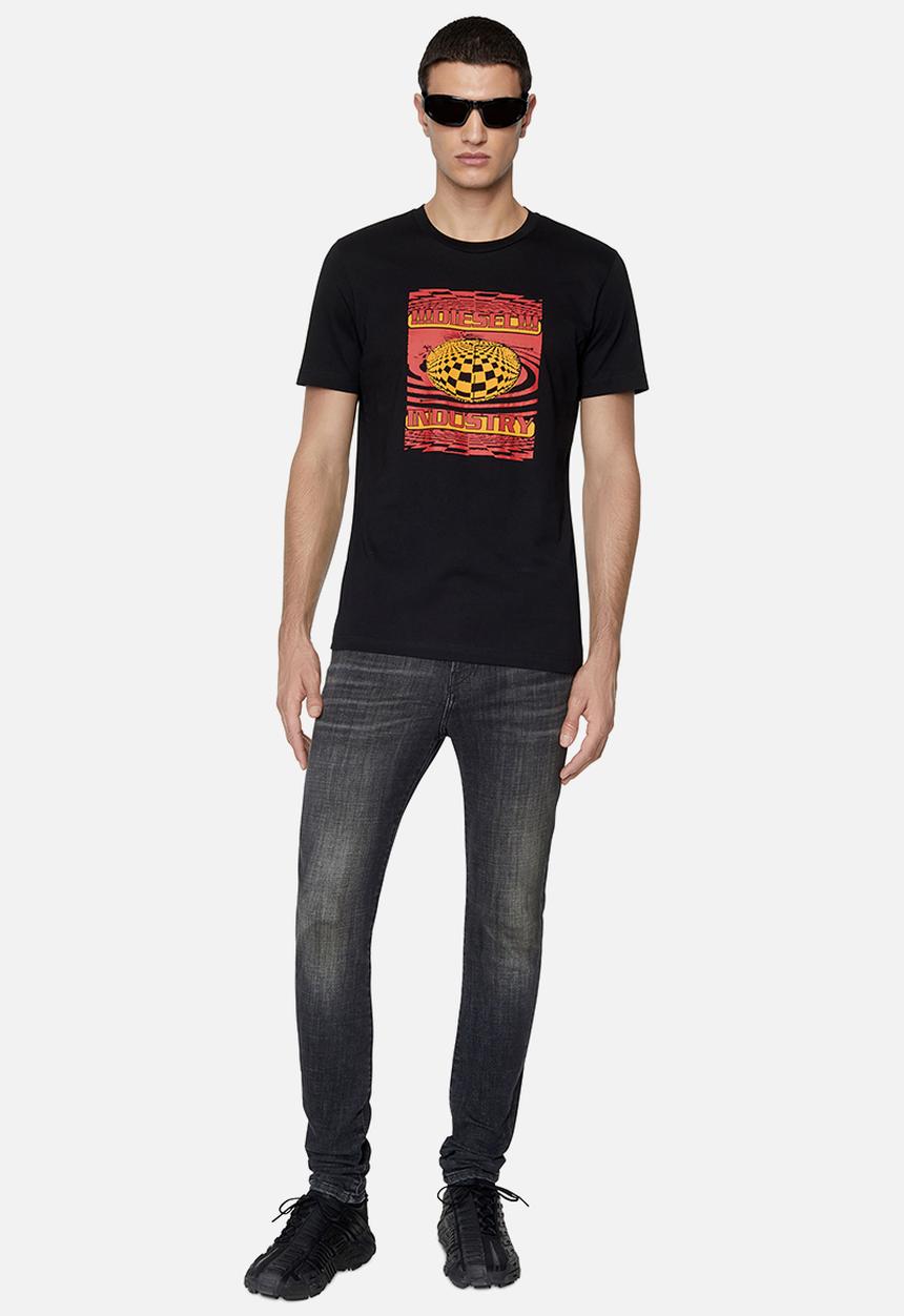 Diesel  - T-diegor-K50 T-shirt - 9XXdiesel - black