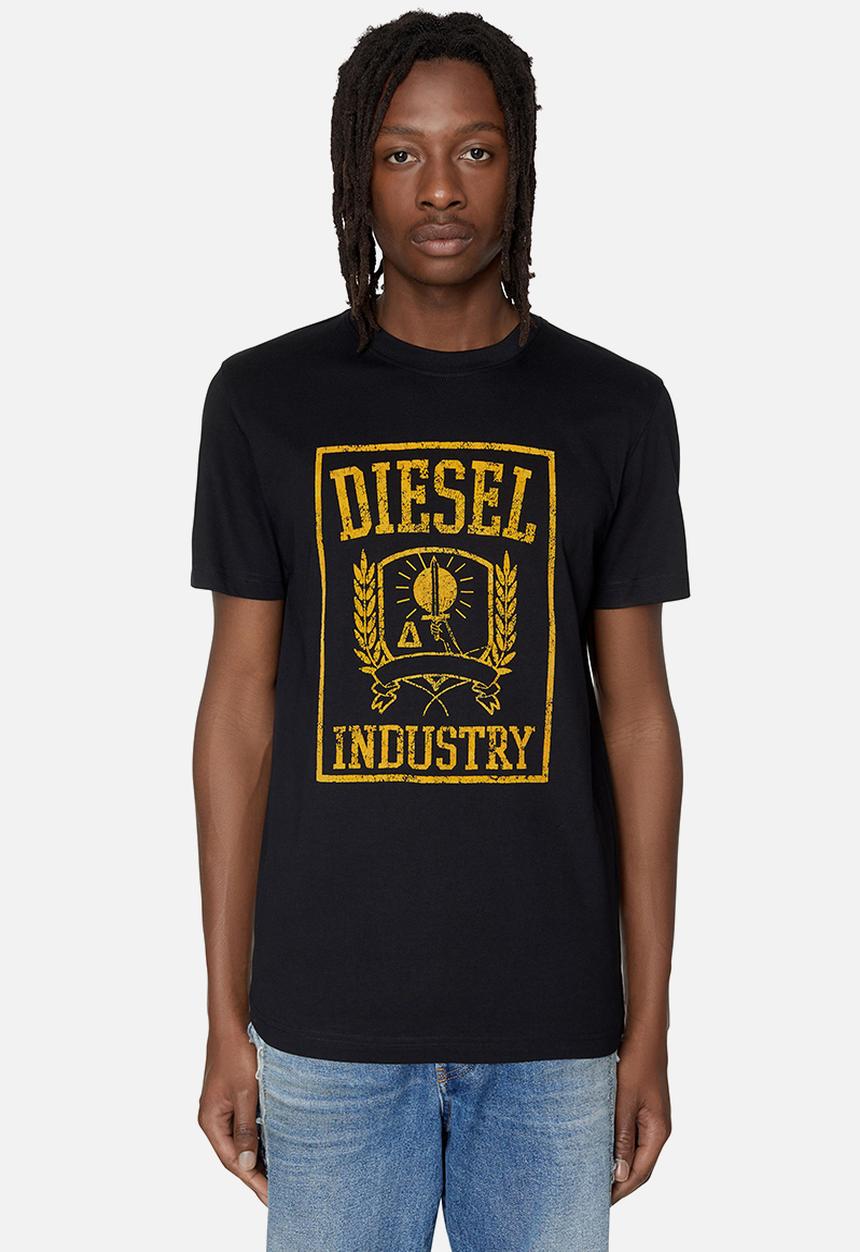 Diesel  - T-diegor-E10 T-shirt - 9XXdiesel - black