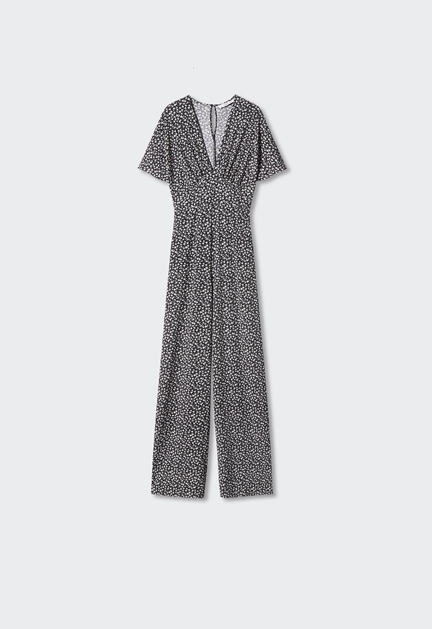 MANGO - Jumpsuit manza - black