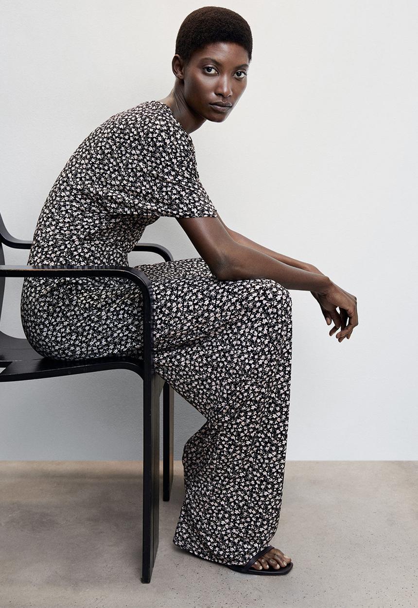 MANGO - Jumpsuit manza - black