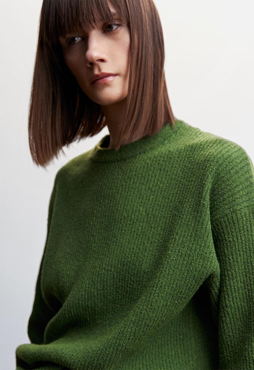 MANGO - Sweater adele - mid green