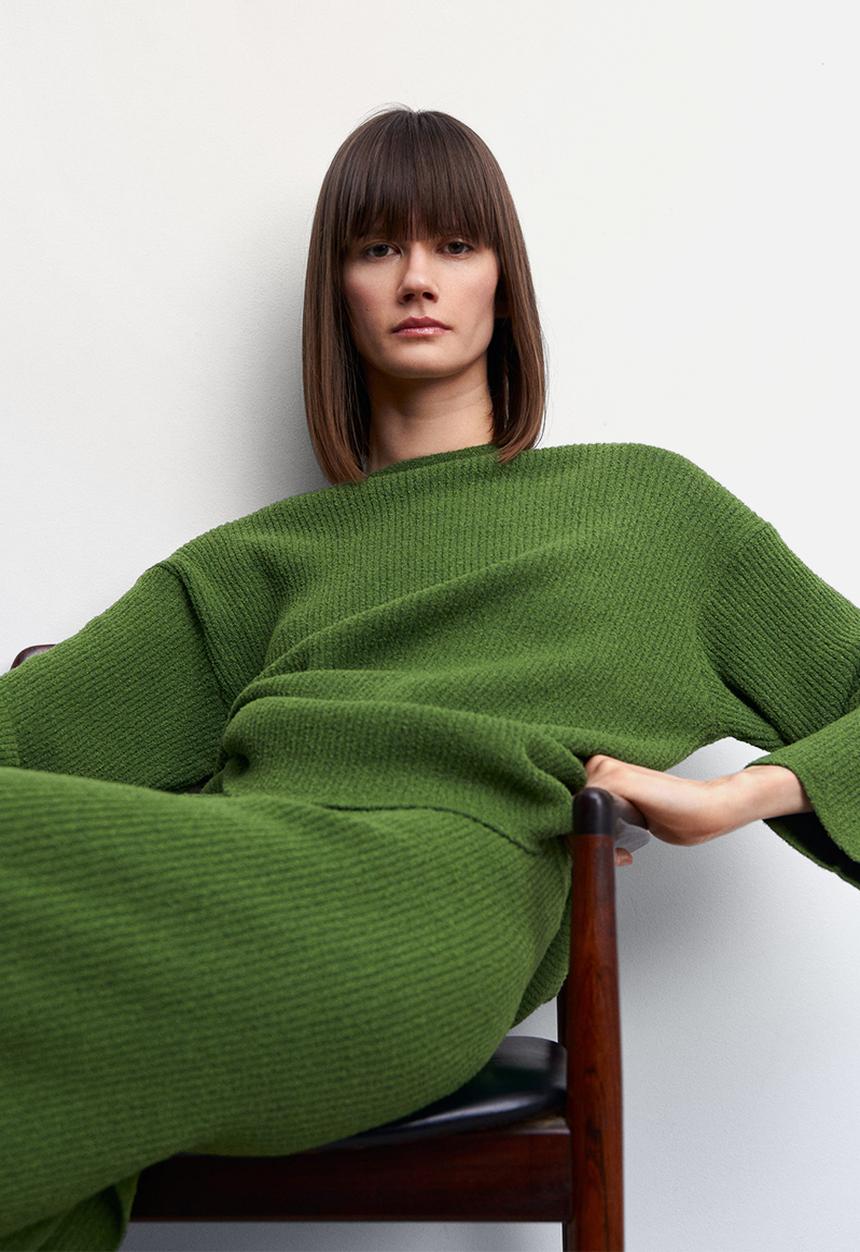 MANGO - Sweater adele - mid green