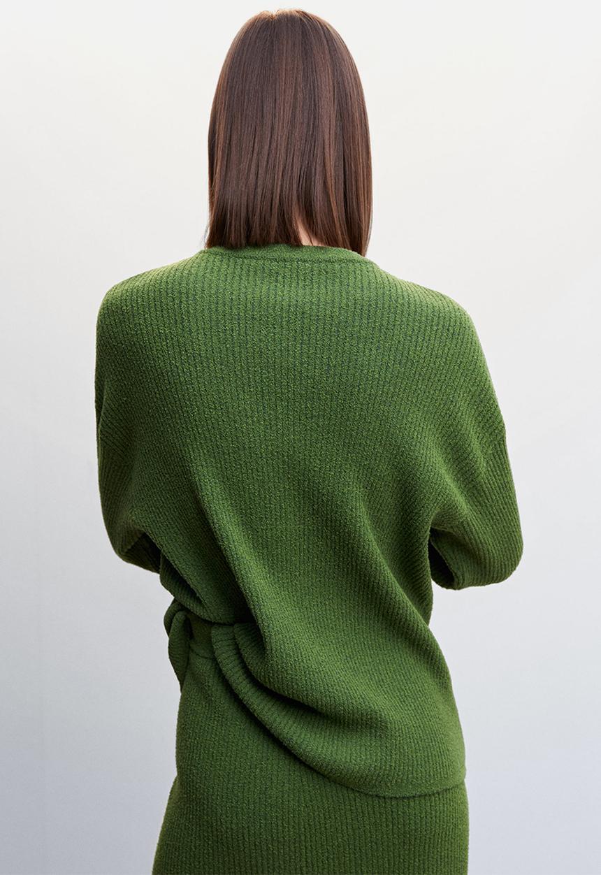 MANGO - Sweater adele - mid green
