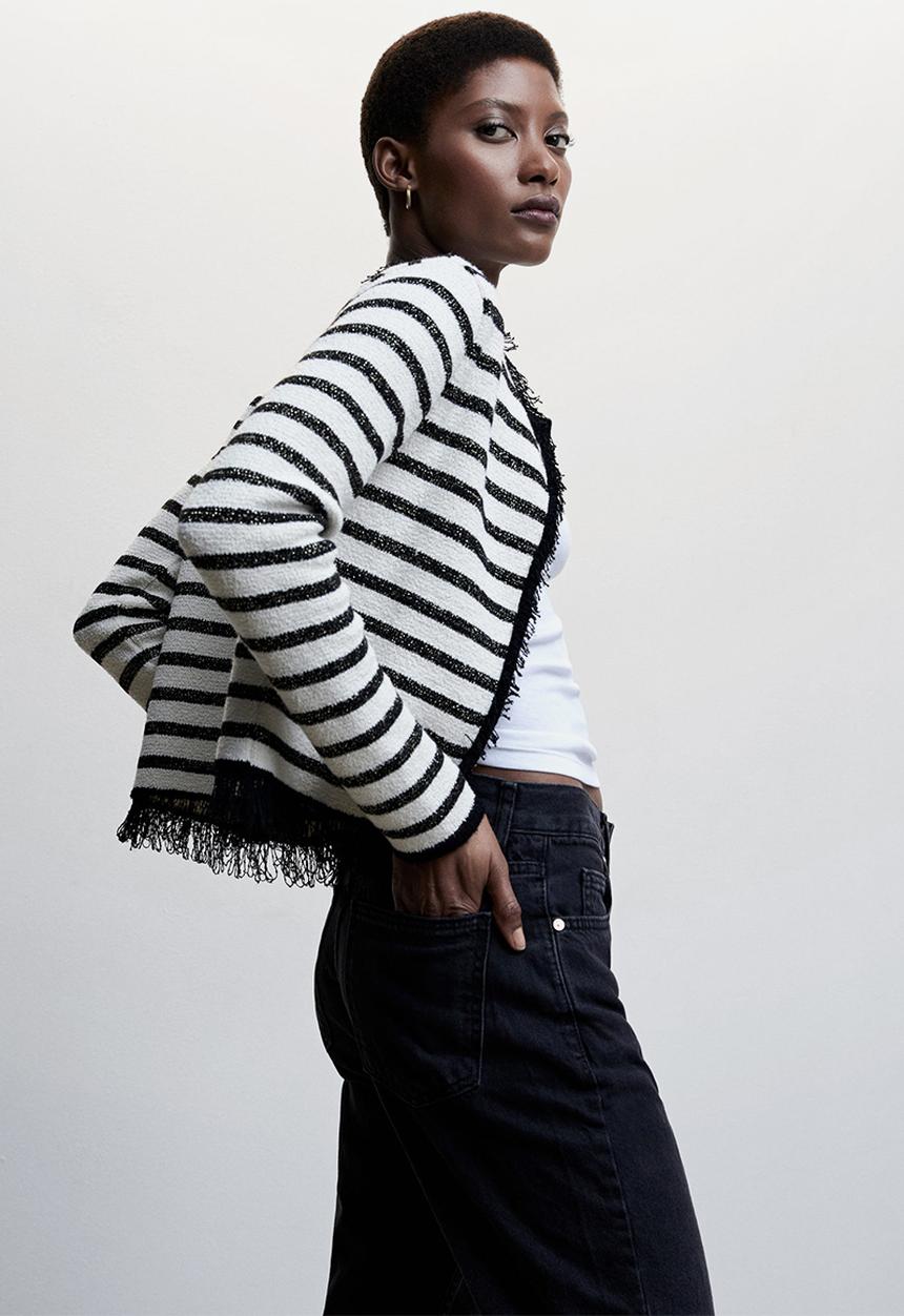 MANGO - Cardigan popeye - natural