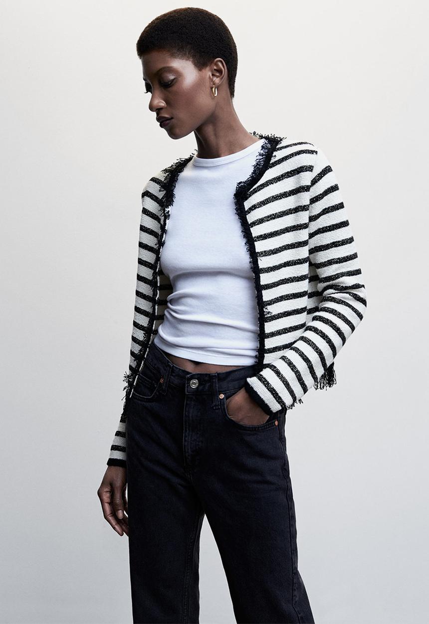 MANGO - Cardigan popeye - natural