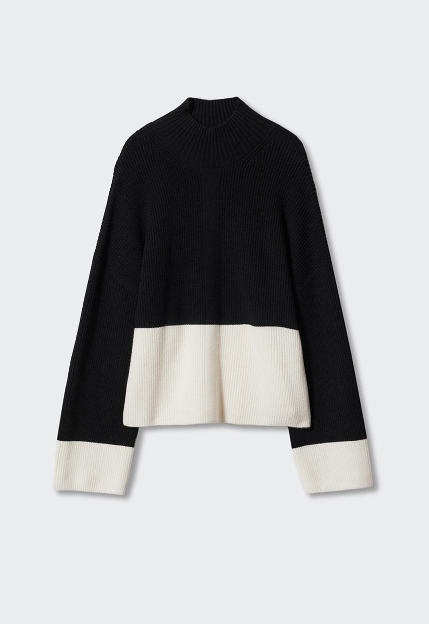MANGO - Sweater mangus - black