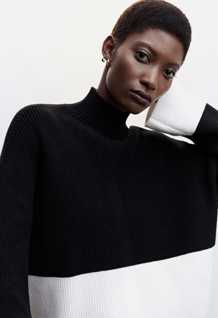 MANGO - Sweater mangus - black