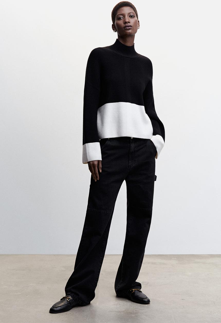 MANGO - Sweater mangus - black