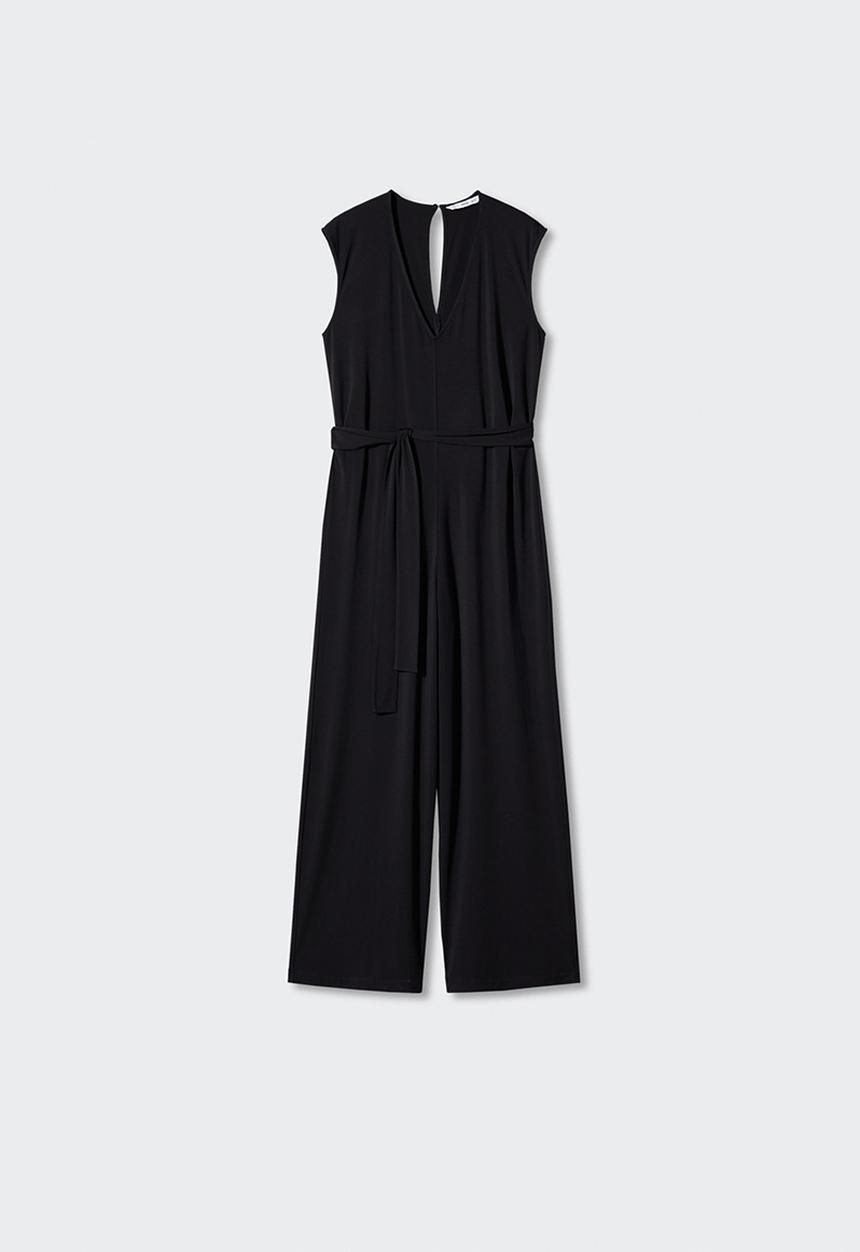 MANGO - Jumpsuit cata - black