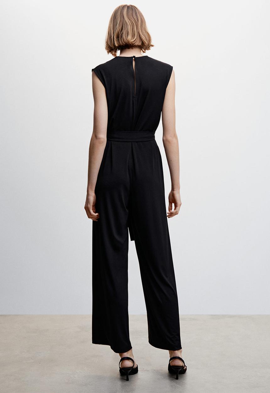 MANGO - Jumpsuit cata - black