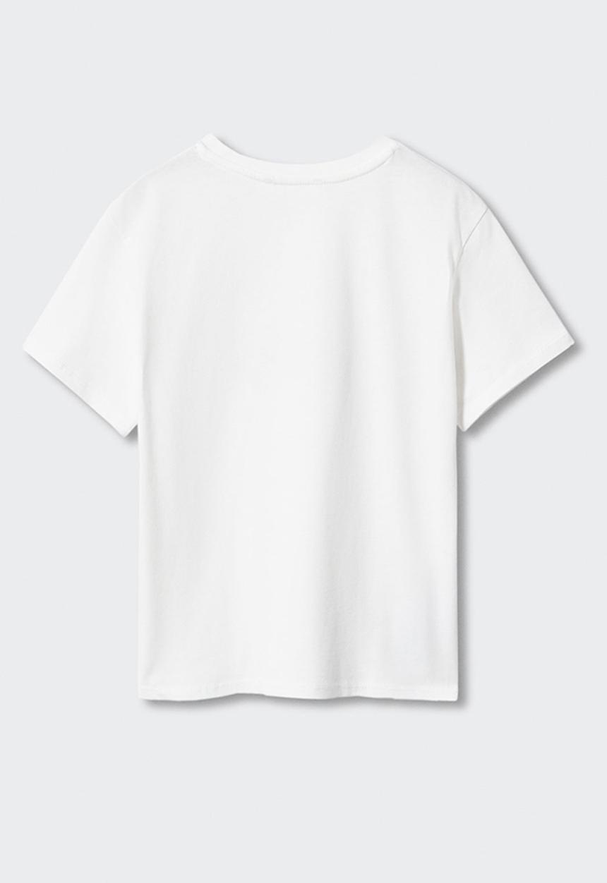 MANGO - T-shirt begur - natural