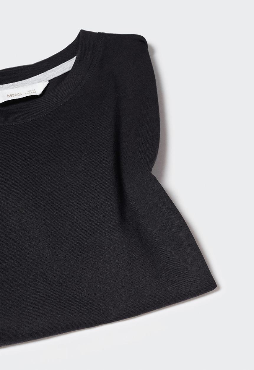 MANGO - T-shirt basic4 - black