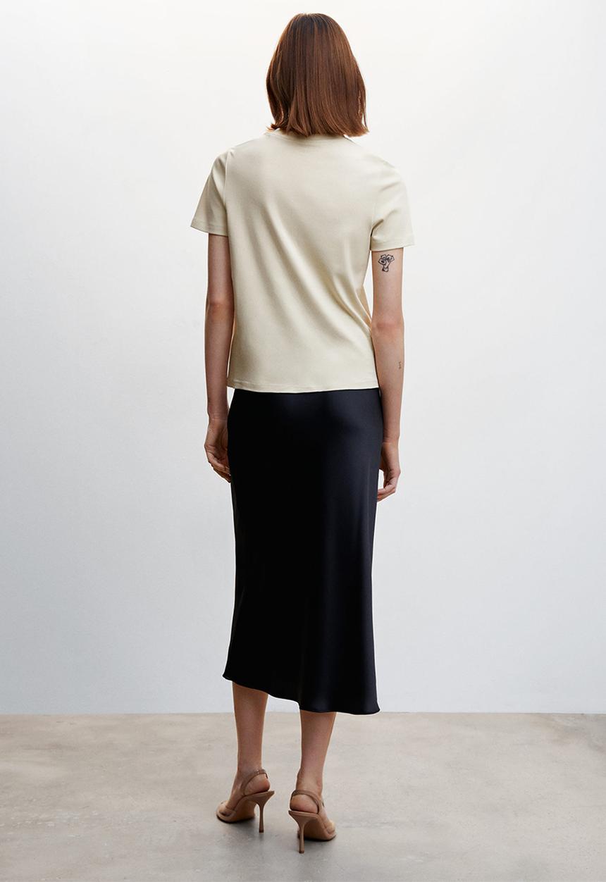 MANGO - T-shirt rita - beige