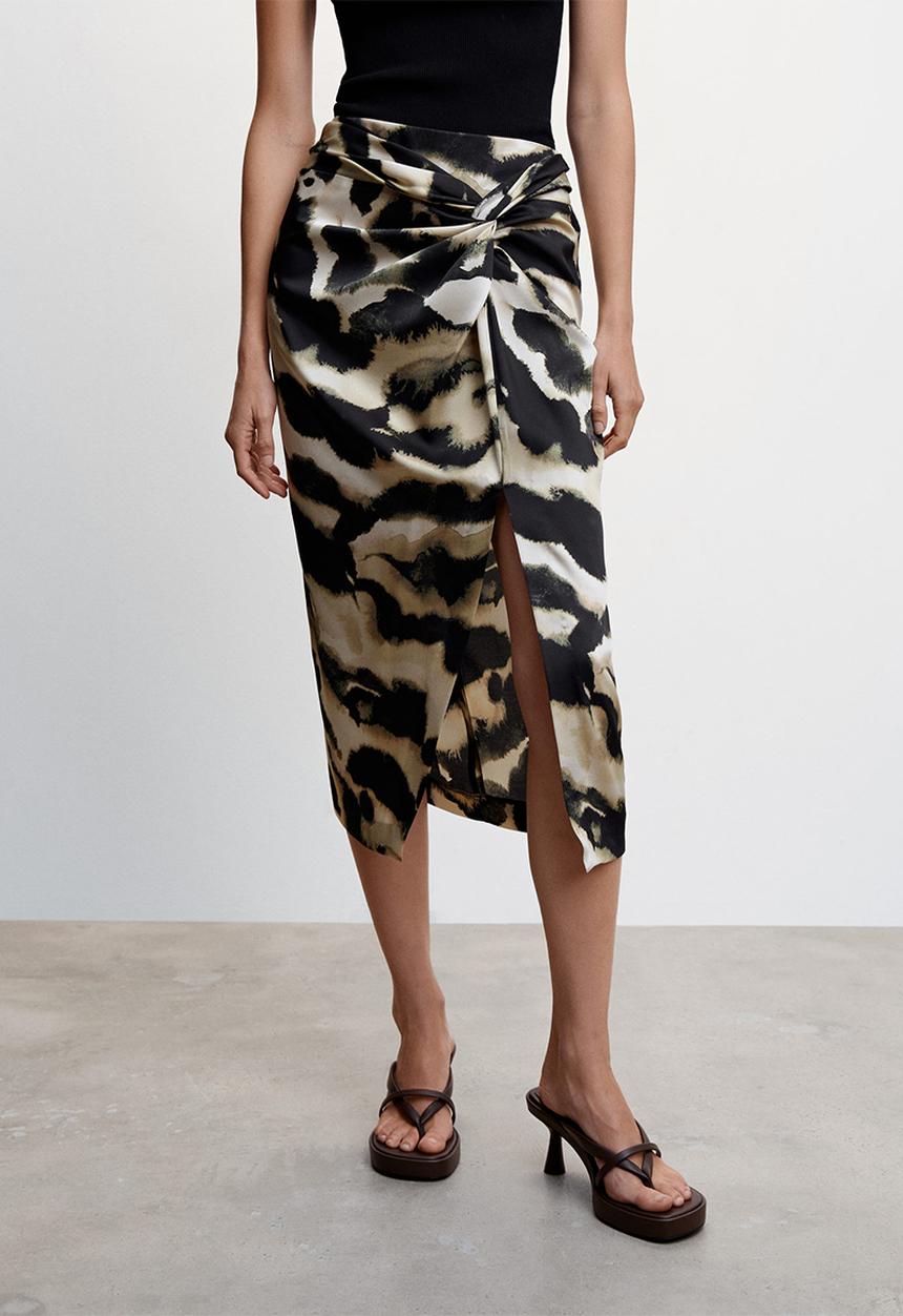 MANGO - skirt camila- black