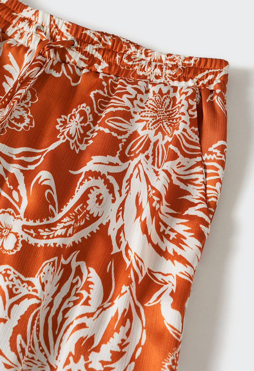 MANGO - Trousers edward-h - medium orange