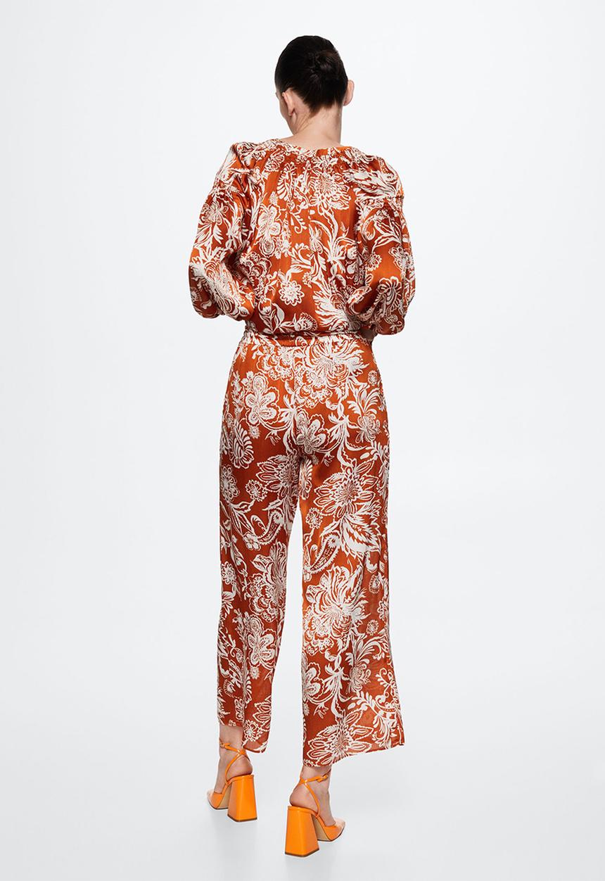 MANGO - Trousers edward-h - medium orange