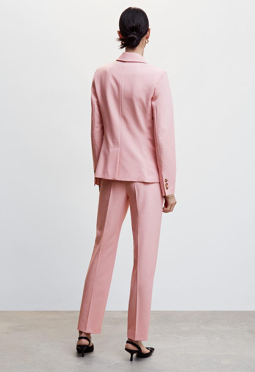 MANGO - Blazer borevi - mid pink