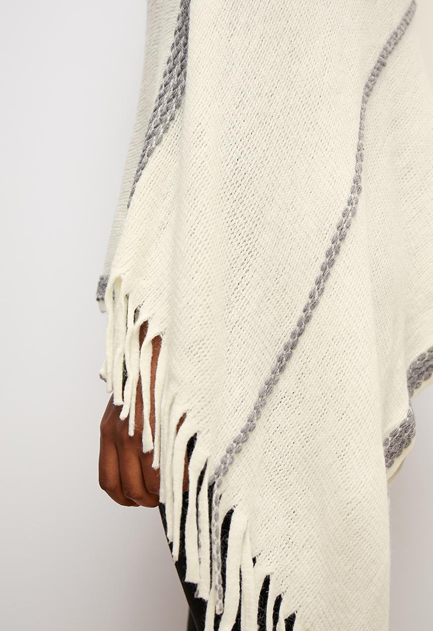 edit - Jamie poncho - cream