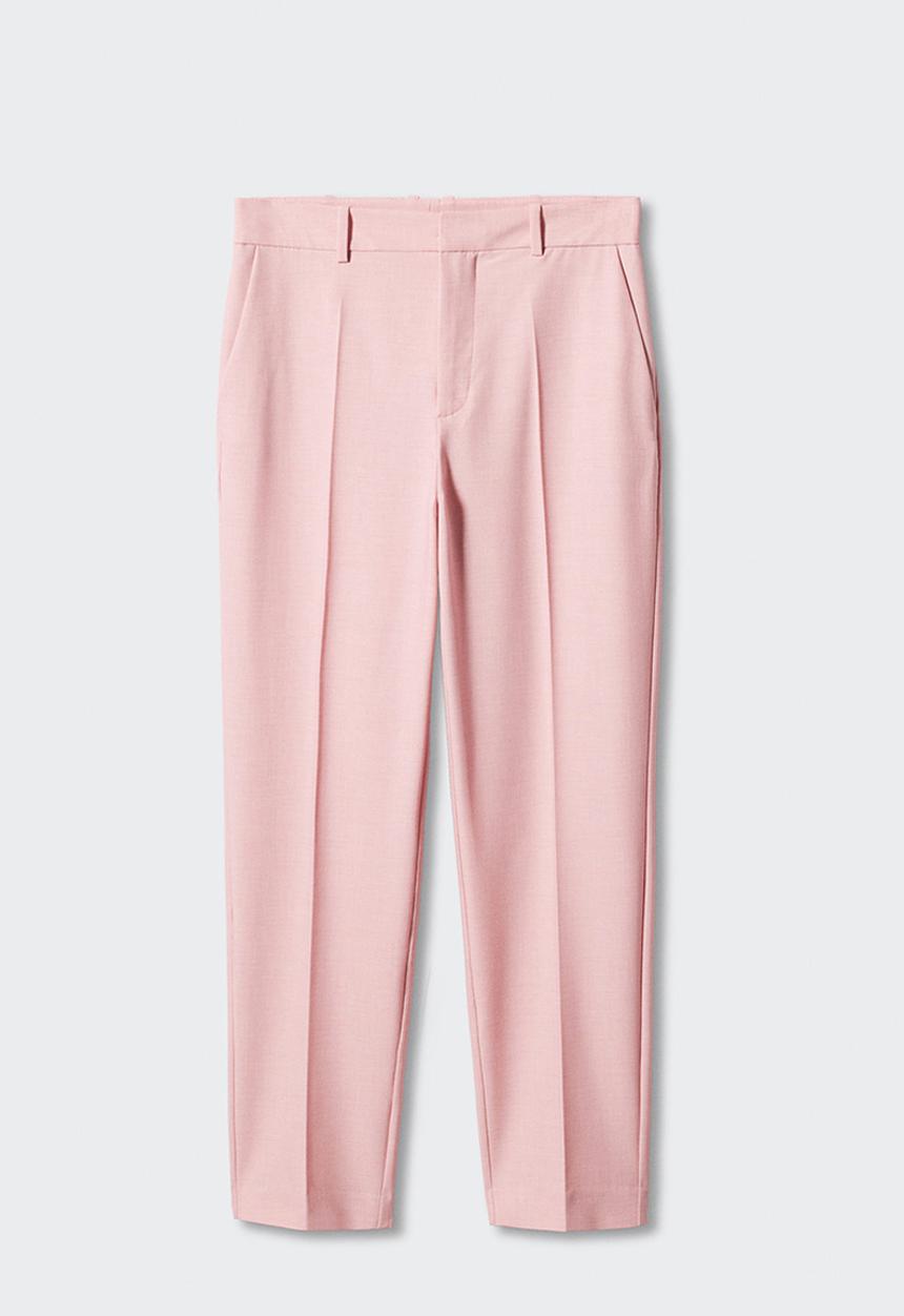 MANGO - Plus trousers borevi - mid pink