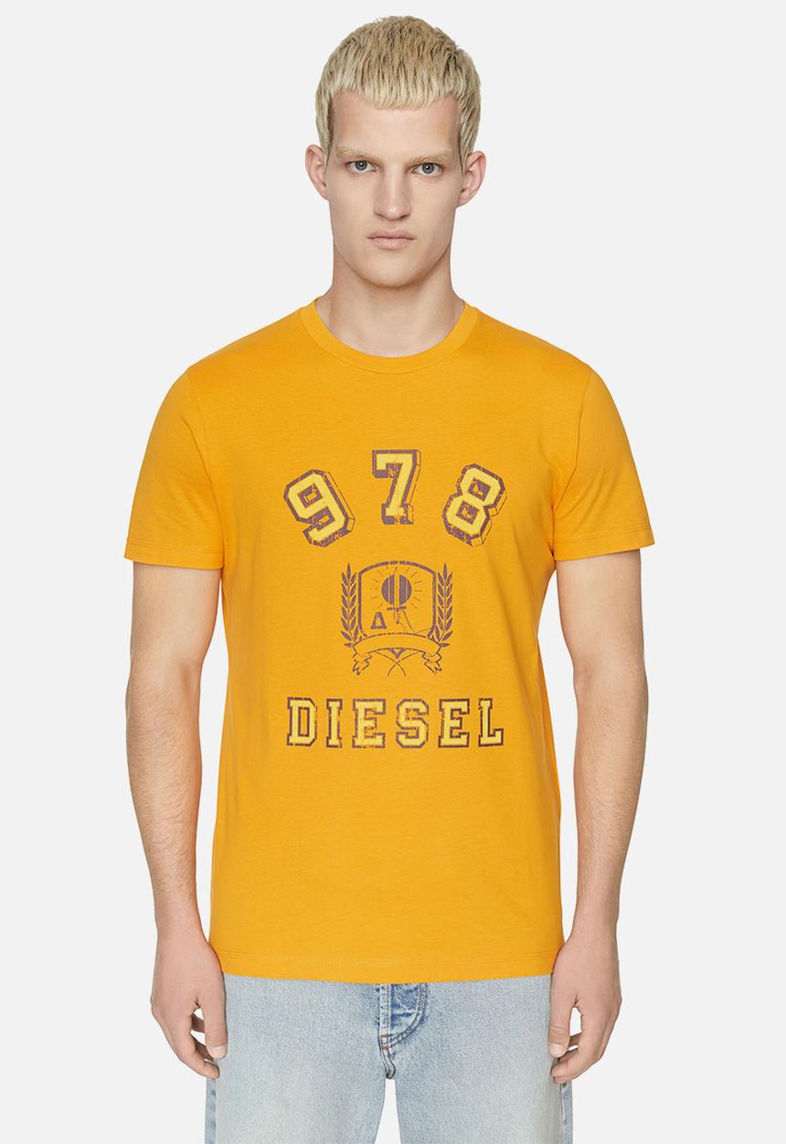 Diesel  - T-diegor-e11 t-shirt - gold 