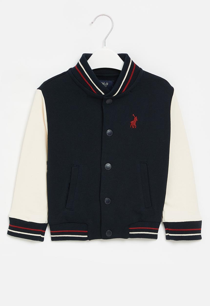 POLO - Boys jake collegiate jacket - navy