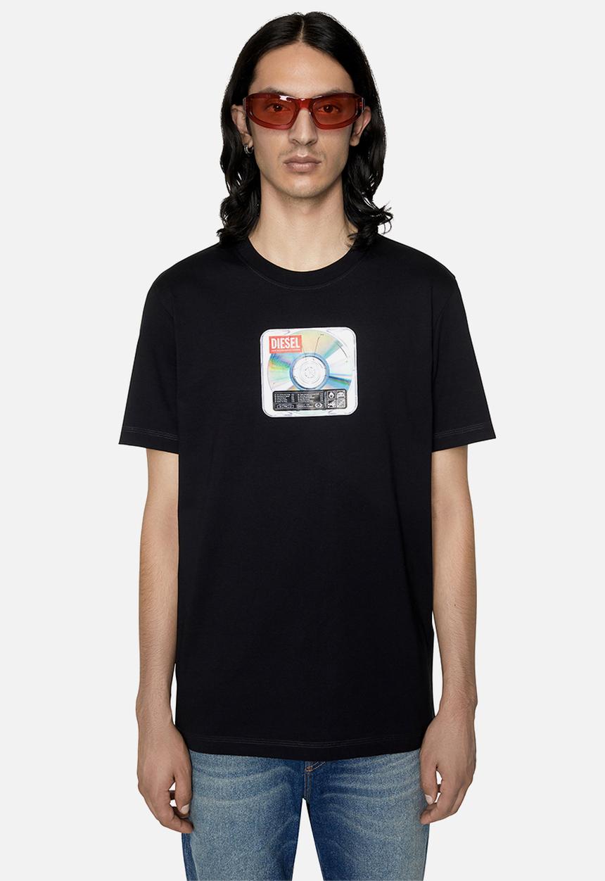Diesel  - T-diegor-e37 t-shirt - black