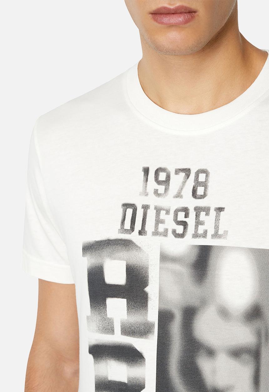 Diesel  - T-diegor-e13 T-shirt - white 