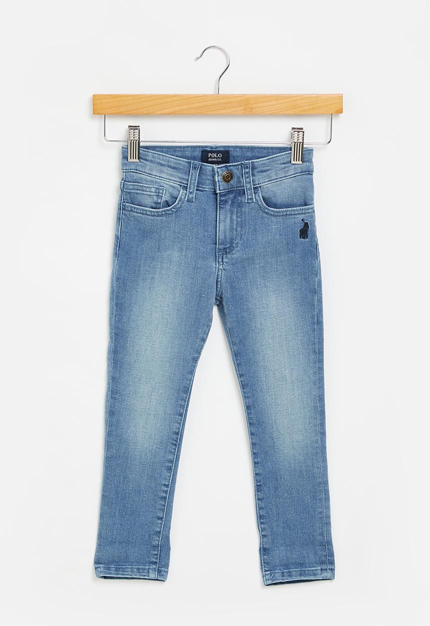 POLO - Boys pjc liam slim fit jean - light wash