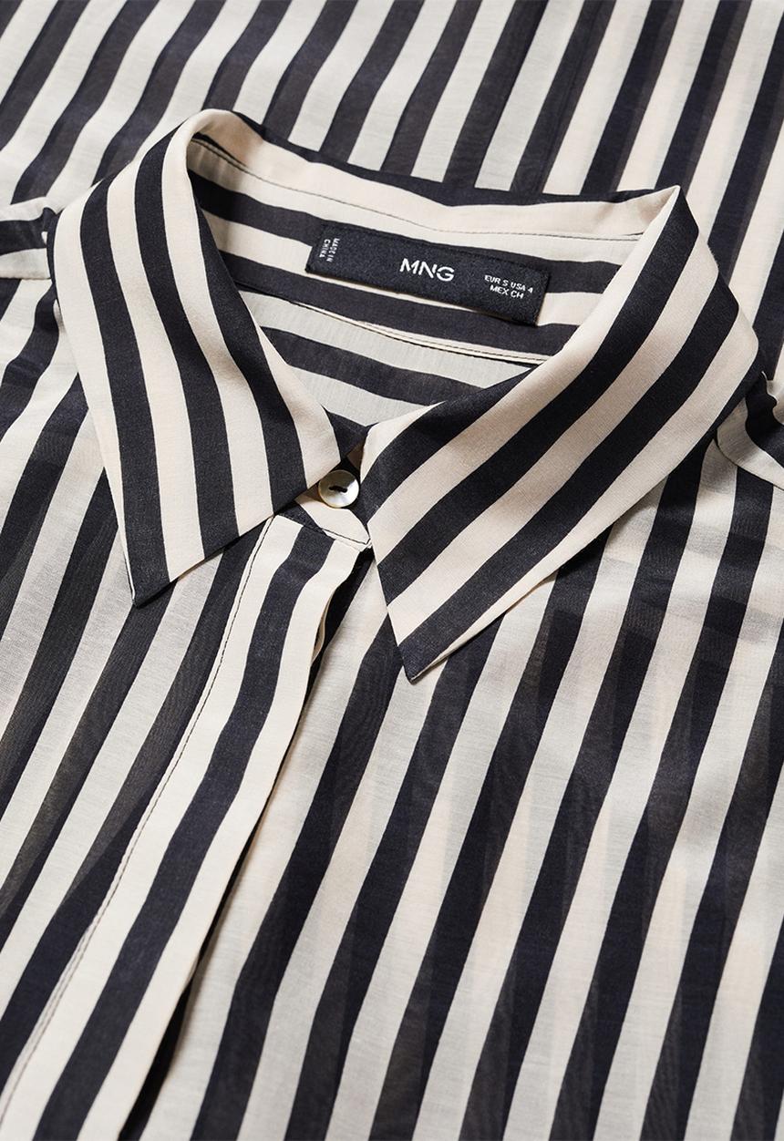 MANGO - Shirt spicy - black & white 