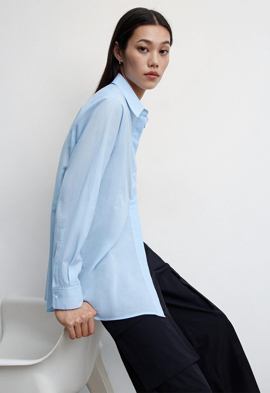 MANGO - Shirt voila - light pastel blue